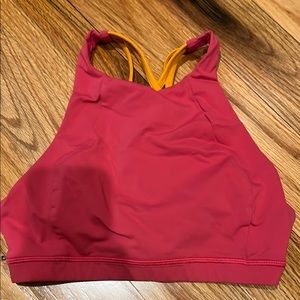 lululemon athletica Pink and Orange Sports Bra